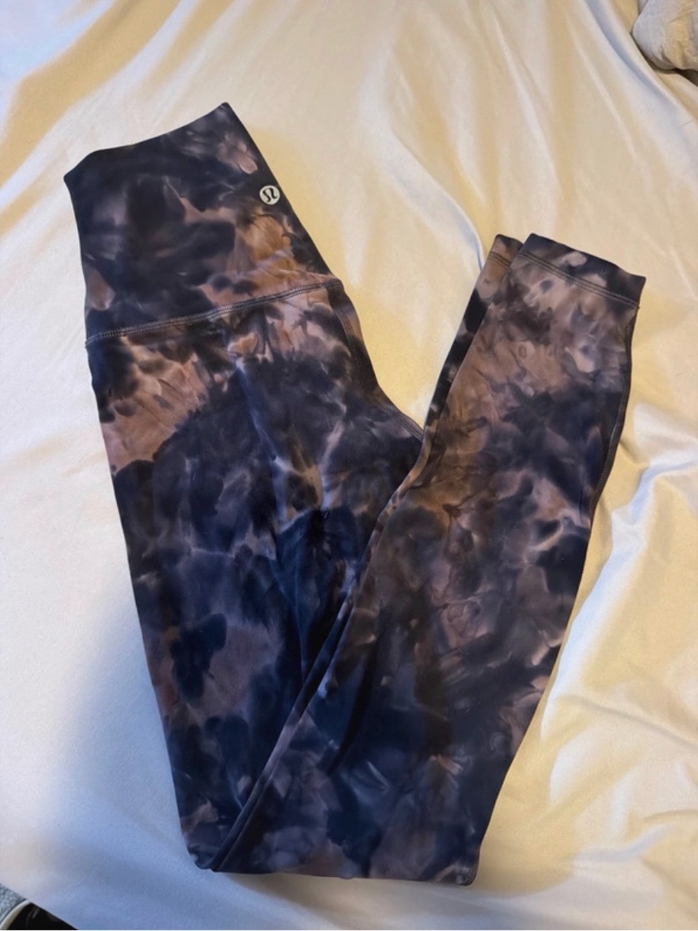 lululemon athletica Tie-Dye High-Rise Leggings in Black and Brown